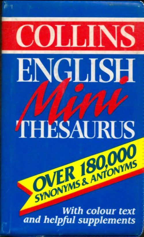 Livrenpoche : Collins English Mini Thesaurus - Xxx - Livre