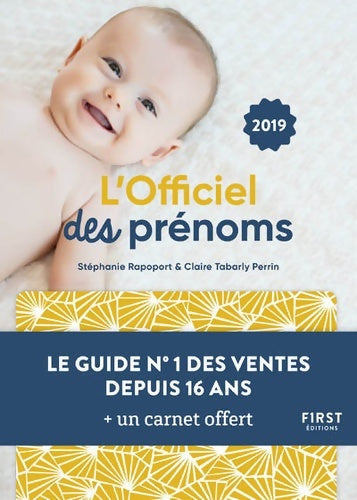 Livrenpoche : L'officiel des prénoms 2019 - 12 000 prénoms - Stéphanie Rapoport - Livre