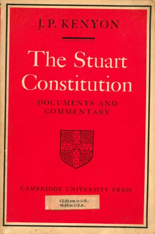 Livrenpoche : The Stuart Constitution - J.P. Kenyon - Livre