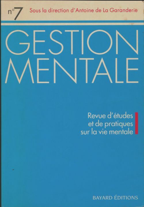 Livrenpoche : Gestion mentale numéro 7 : Rencontre et médiation - Collectif - Livre
