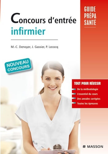 Livrenpoche : Concours d'entrée infirmier - Marie-Christine Denoyer - Livre