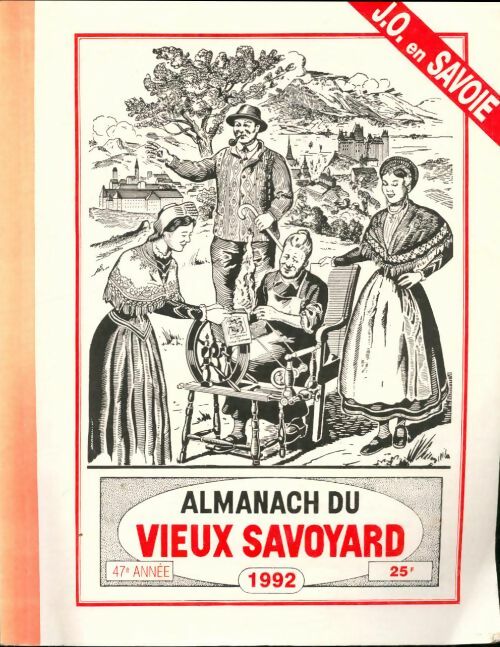 Livrenpoche : Almanach du vieux savoyard 1992 - Collectif - Livre