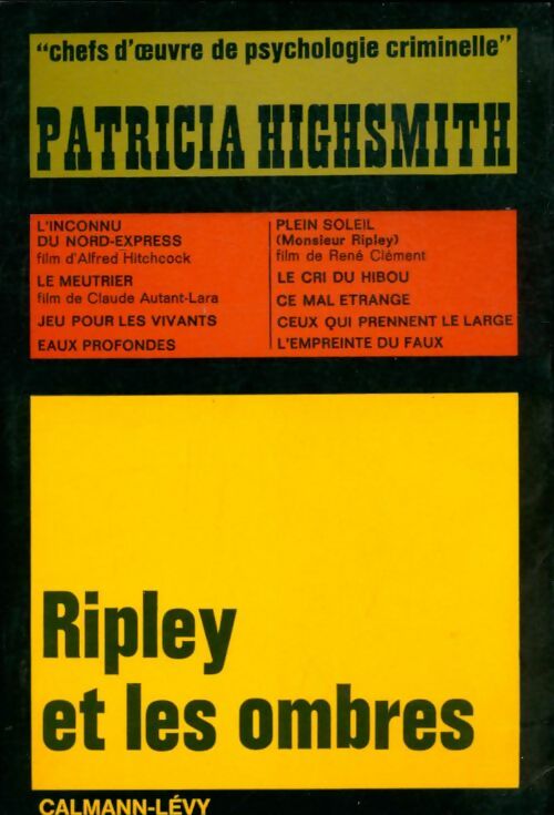 Livrenpoche : Ripley et les ombres - Patricia Highsmith - Livre