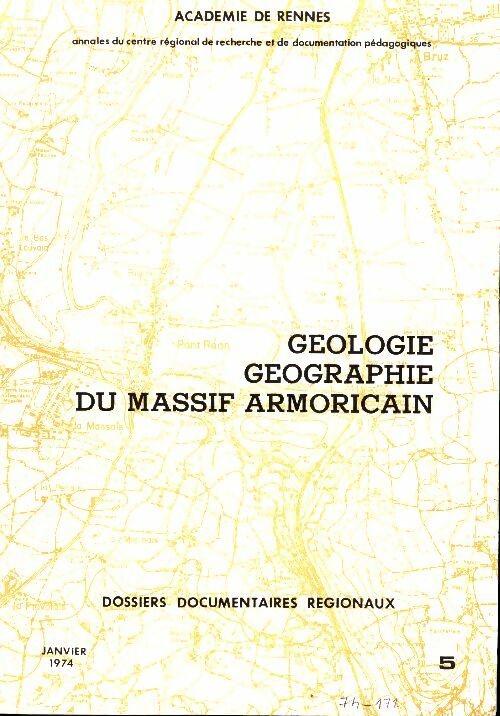Livrenpoche : Géologie géographie du massif armoricain - Collectif - Livre