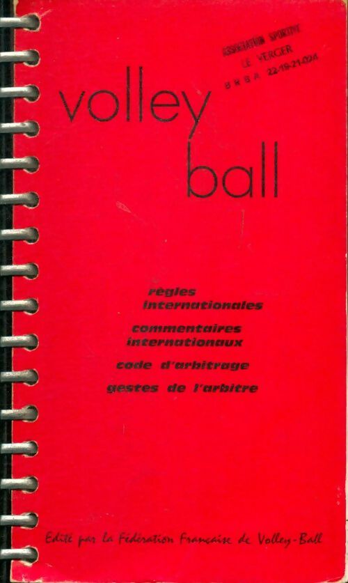 Livrenpoche : Volley ball - Collectif - Livre
