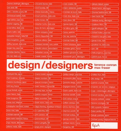 Livrenpoche : Design / designers - Terence Conran - Livre