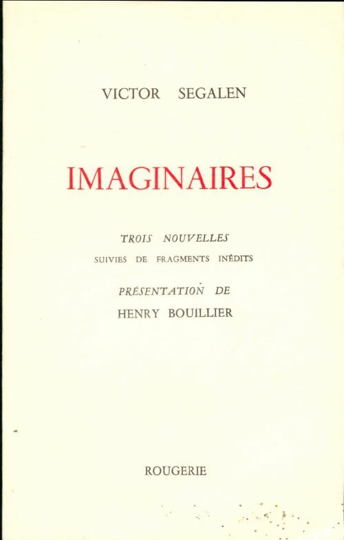 Livrenpoche : Imaginaires - Victor Segalen - Livre