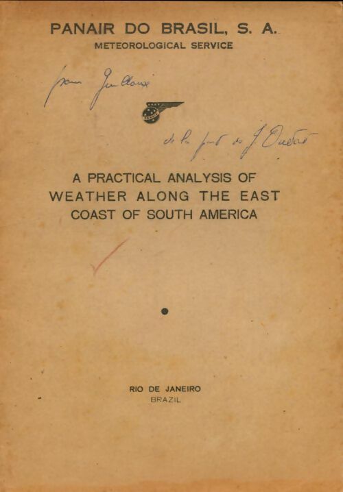Livrenpoche : A practical analysis of weather along the east coast of South America - Collectif - Livre