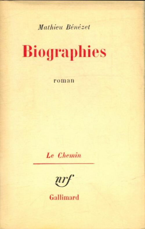 Livrenpoche : Biographies  - Mathieu Bénézet - Livre