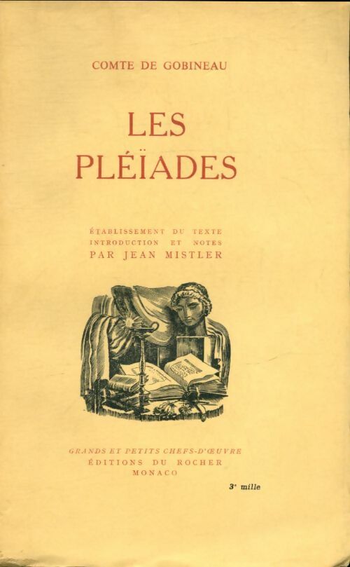 Les Pléiades - Arthur De Gobineau -  Grands et petits chefs d'oeuvre - Livre