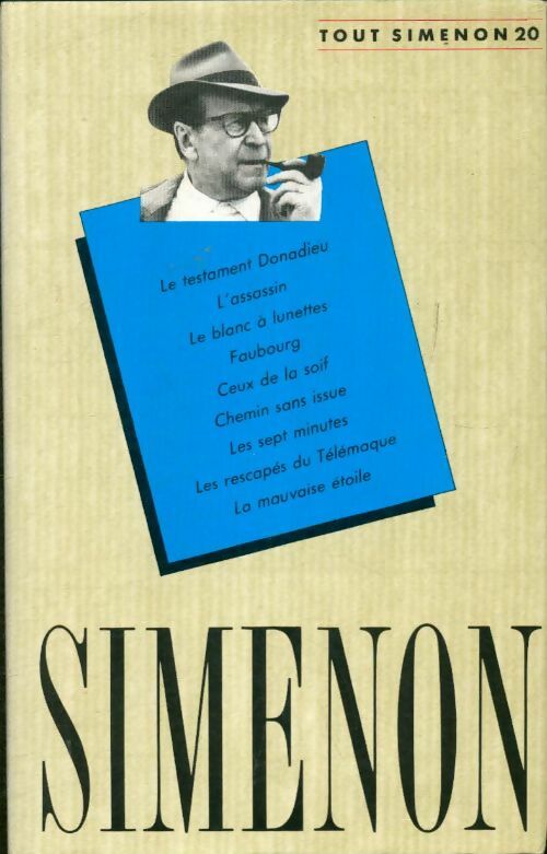 Livrenpoche : Tout simenon n°20 - Georges Simenon - Livre