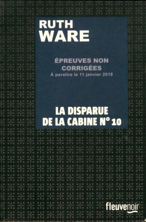 Livrenpoche : La disparue de la cabine n°10 - Ruth Ware - Livre