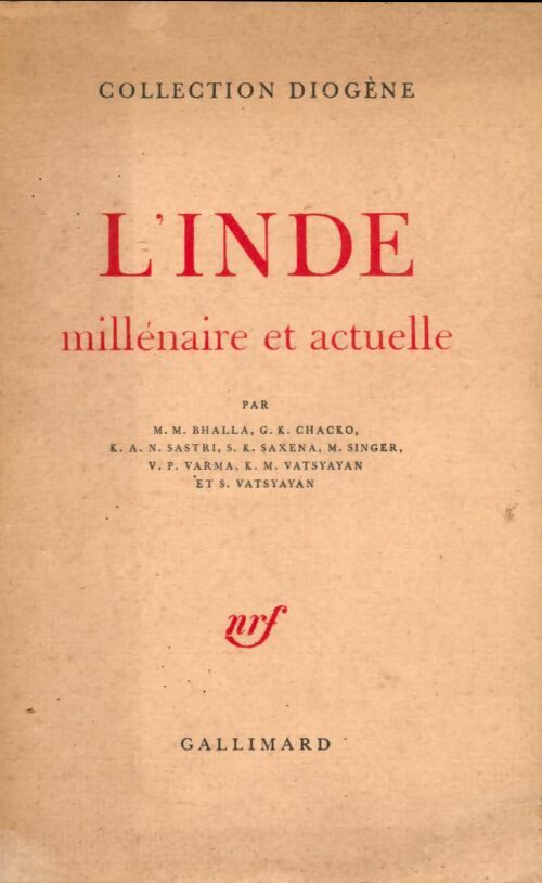 Livrenpoche : L'Inde millénaire et actuelle - Collectif - Livre