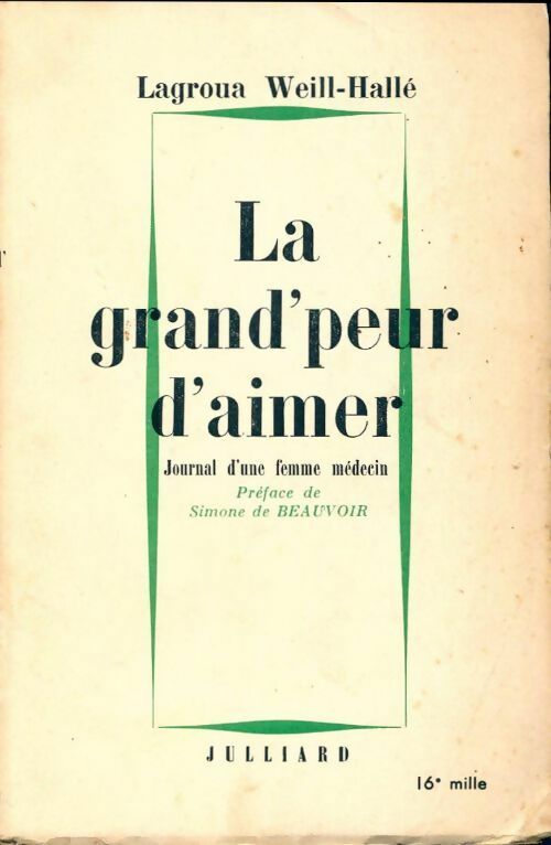 Livrenpoche : La grand peur d'aimer - Lagroua Weill-Hallé - Livre