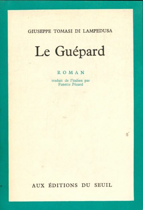 Livrenpoche : Le guépard - Lampedusa Giuseppe Tomasi Di - Livre