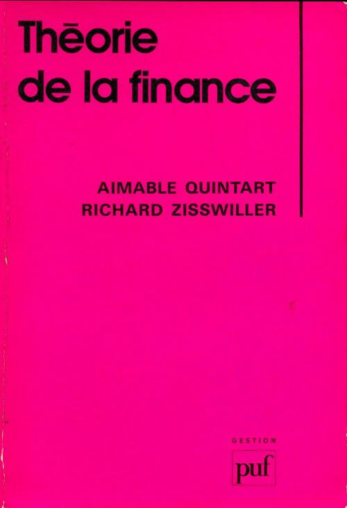 Livrenpoche : Théorie de la finance - Aimable Quintart - Livre
