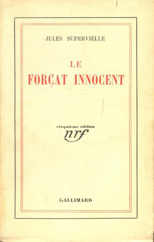 Livrenpoche : Le forçat innocent - Jules Supervielle - Livre