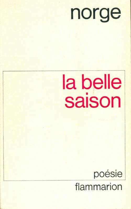 Livrenpoche : La belle saison - Norge - Livre