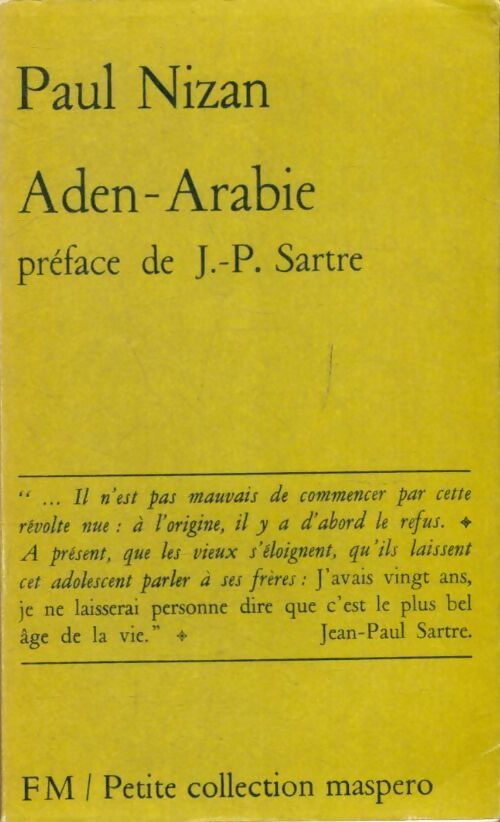Livrenpoche : Aden Arabie - Paul Nizan - Livre