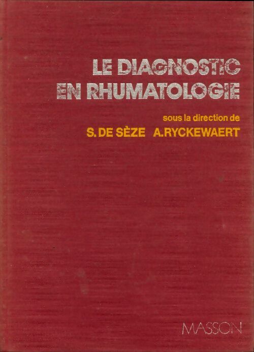 Livrenpoche : Le diagnostic en rhumatologie - Stanislas De Sèze - Livre