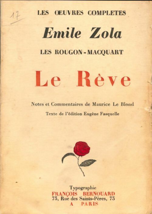 Livrenpoche : Le rêve - Emile Zola - Livre