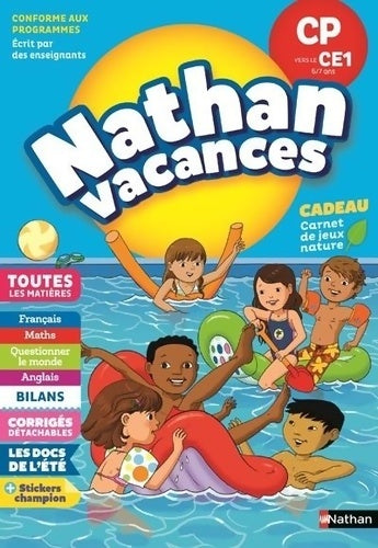 Livrenpoche : Cahier de vacances 2022 du CP vers le CE1 - Nathan vacances - 6/7 ans - Véronique Calle - Livre