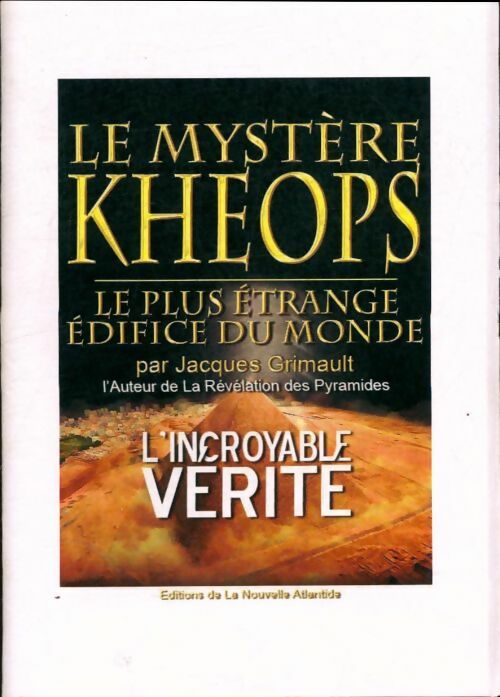 Livrenpoche : Le mystère Khéops - Jacques Grimault - Livre
