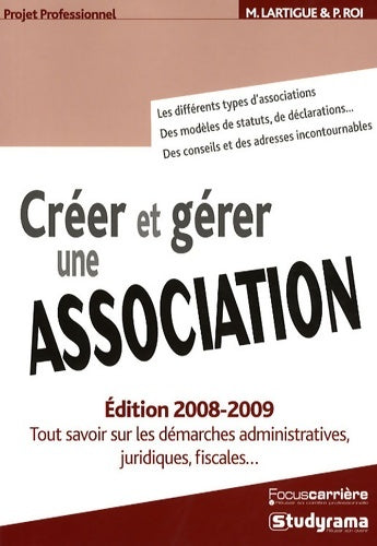 Livrenpoche : Créer et gérer une association - Miren Lartigue - Livre