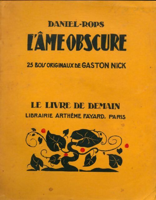 Livrenpoche : L'âme obscure - Henry Daniel-Rops - Livre
