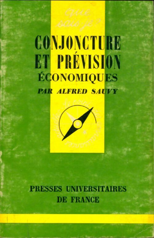 Livrenpoche : Conjoncture et prévision économiques - Alfred Sauvy - Livre