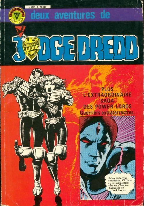 Livrenpoche : Judge Dredd Album n°1 : Judge Dredd 3-4 / Power Lords - Collectif - Livre
