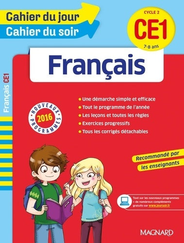Livrenpoche : Cahier du jour/cahier du soir français CE1 - nouveau programme 2016 - Michel Wormser - Livre