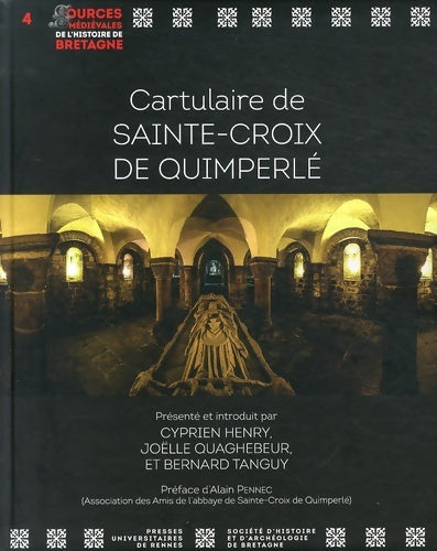 Livrenpoche : Cartulaire de sainte-croix de quimperlé - Cyprien Henry - Livre