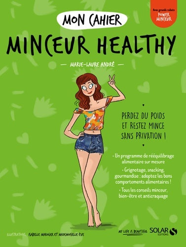 Livrenpoche : Mon cahier Minceur healthy new - Marie-Laure André - Livre