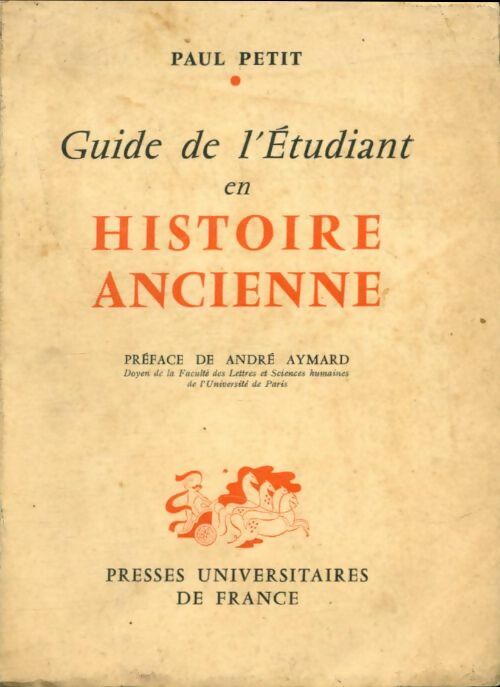 Livrenpoche : Guide de l'étudiant en histoire ancienne - Paul Petit - Livre