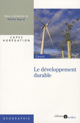 Livrenpoche : Le développement durable - Yvette Veyret - Livre