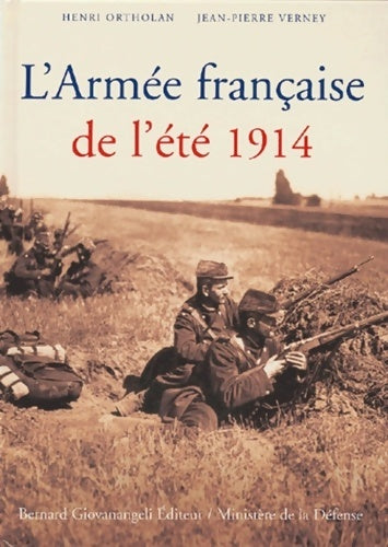Livrenpoche : L'armée française de l'été 1914 - Jean-Pierre Verney - Livre