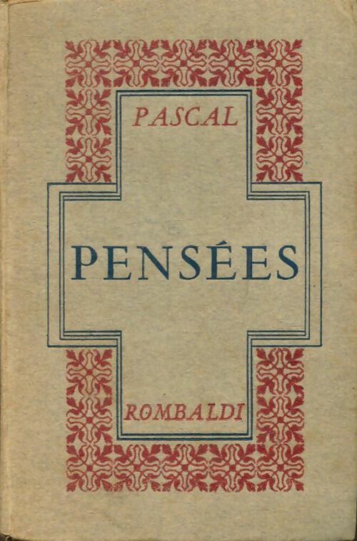 Livrenpoche : Pensées - Pascal - Livre