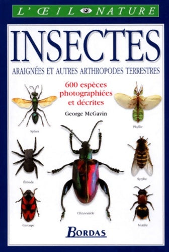 Livrenpoche : Les insectes araignées et autres arthropodes terrestres - George McGavin - Livre