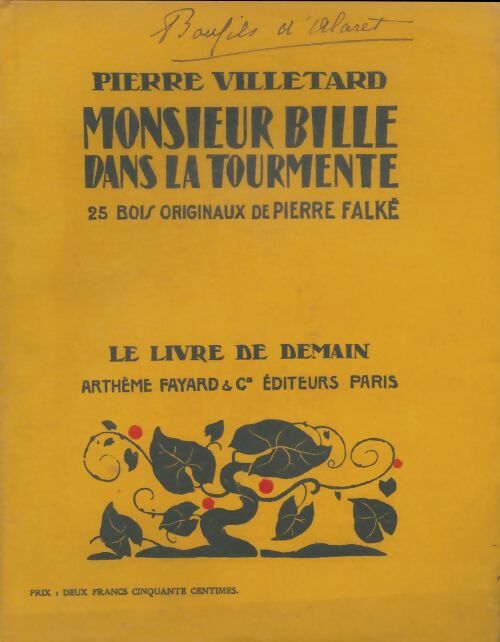 Livrenpoche : Monsieur bille dans la tourmente - Pierre Villetard - Livre