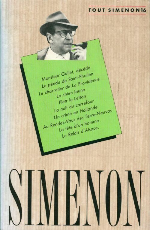 Livrenpoche : Tout simenon 16 / simenon / réf21190 - Georges Simenon - Livre