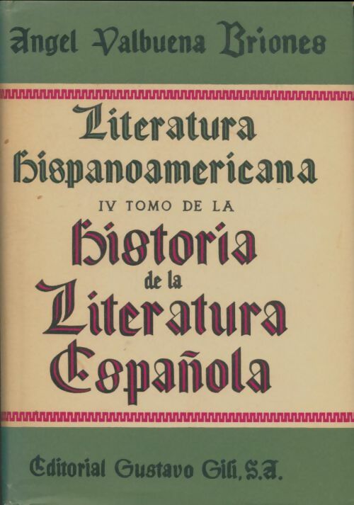 Livrenpoche : Historia de la literatura española Tomo IV - Angel Valbuena Prat - Livre