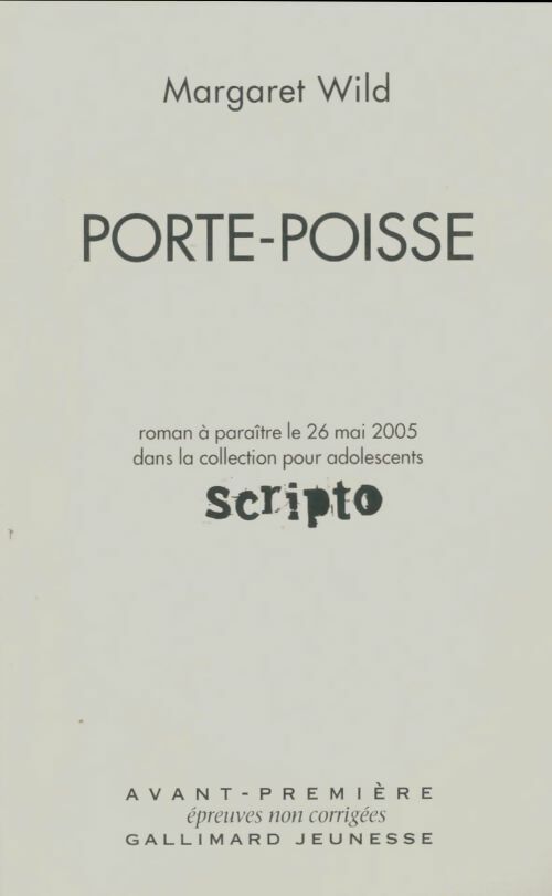 Livrenpoche : Porte-poisse - Margaret Wild - Livre