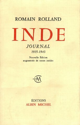 Livrenpoche : Inde : Journal 1915-1943 - Romain Rolland - Livre