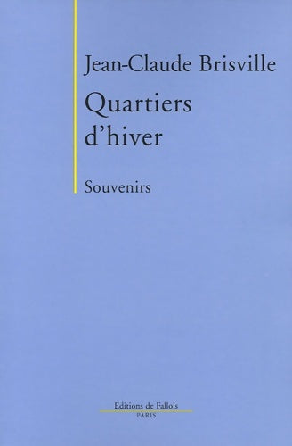 Livrenpoche : Quartiers d'hiver - Brisville-J. C. - Livre