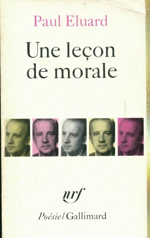 Livrenpoche : Une leçon de morale - Paul Eluard - Livre
