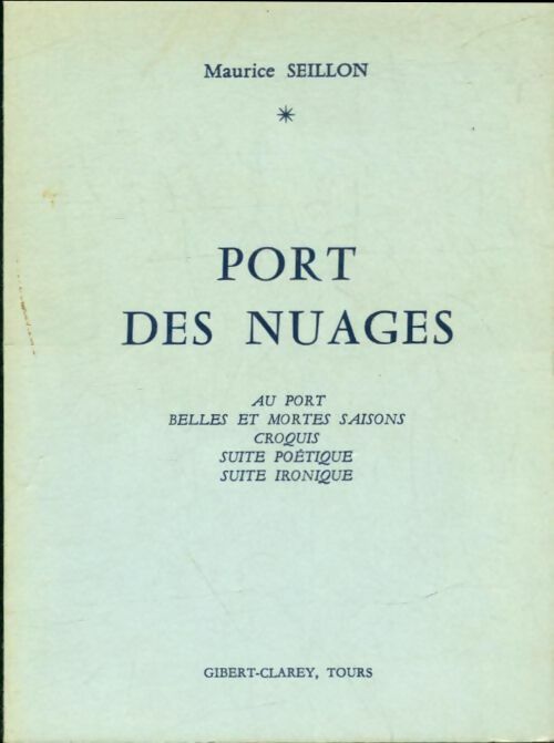 Livrenpoche : Port des nuages - Maurice Seillon - Livre