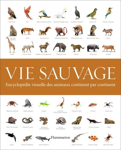 Livrenpoche : Vie sauvage : Encyclopédie visuelle des animaux continent par continent - Collectif - Livre