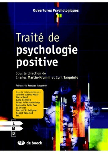 Livrenpoche : Traité de psychologie positive : Fondements théoriques et implications pratiques - Charles Martin-krumm - Livre