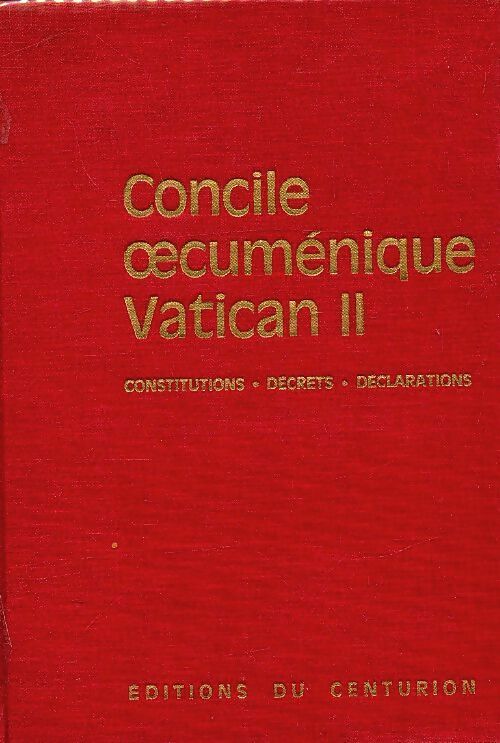 Livrenpoche : Concile oecumenique Vatican II - Collectif - Livre